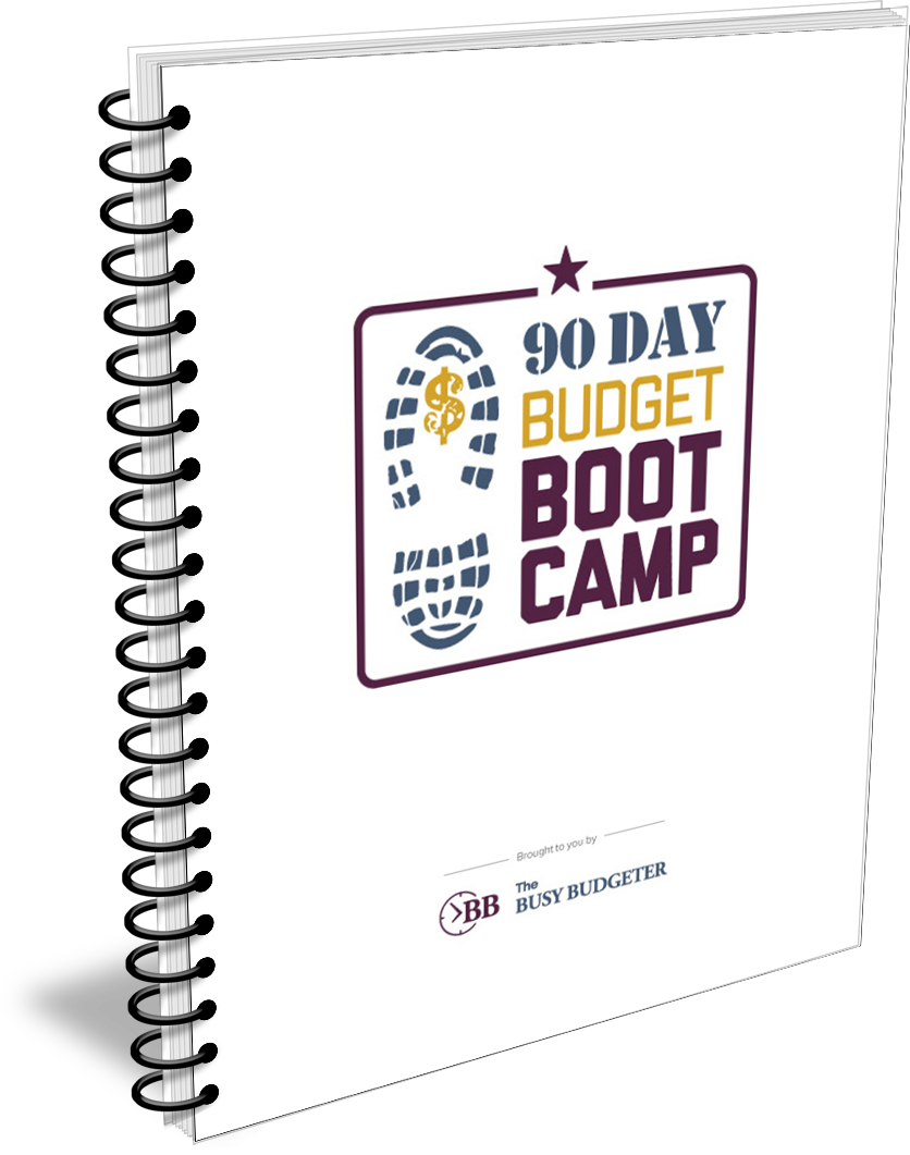90 Day Budget Boot Camp Challenges- brought to you by Busy Budgeter
